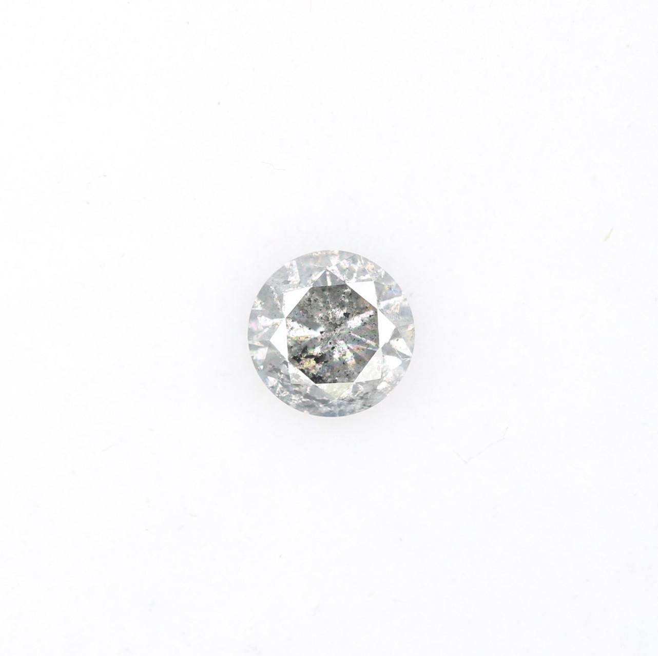 0.40 CT Loose Salt and Pepper Round Cut Diamond | Engagement, Anniversary, or Promise Ring | Unique Jewelry Gift | Trending Holiday Gift