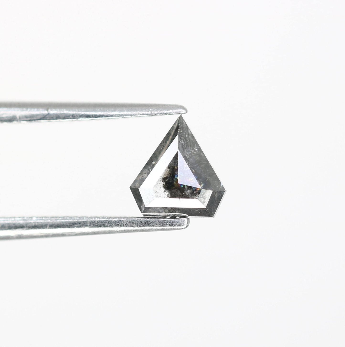 0.43 CT Diamond Shape Salt and Pepper Diamond | Loose Natural Grey Gem | Earth-Mined Stone | Perfect Gift for Engagements or Anniversaries
