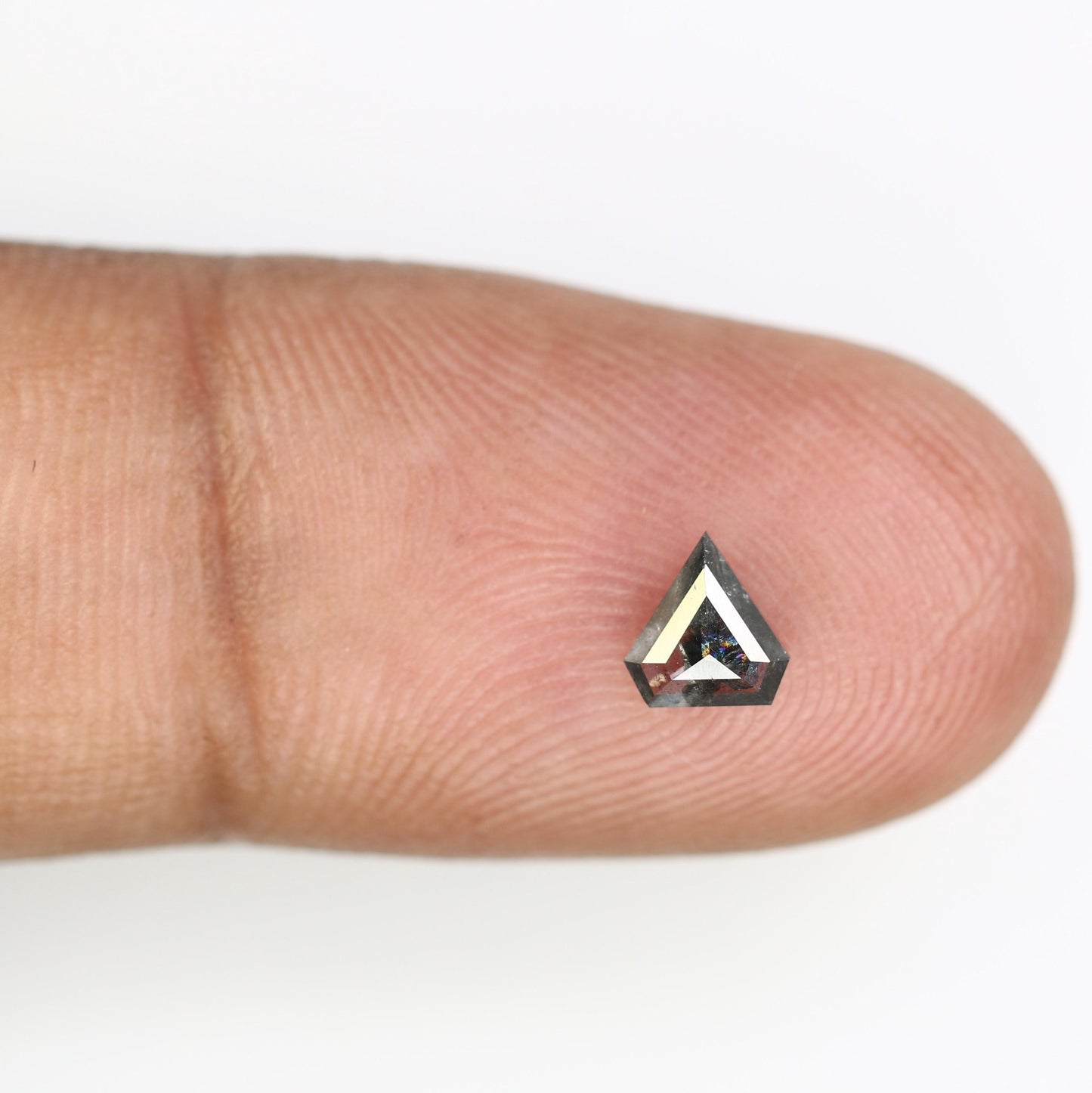 0.43 CT Diamond Shape Salt and Pepper Diamond | Loose Natural Grey Gem | Earth-Mined Stone | Perfect Gift for Engagements or Anniversaries