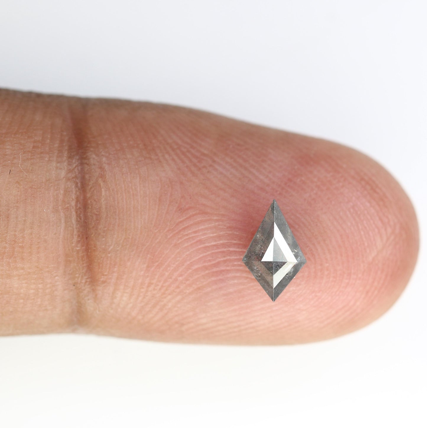 0.48 CT Kite Shape Salt and Pepper Diamond | Loose Natural Grey Gem | Earth-Mined Stone | Unique Gift for Special Occasions Jewelry Design
