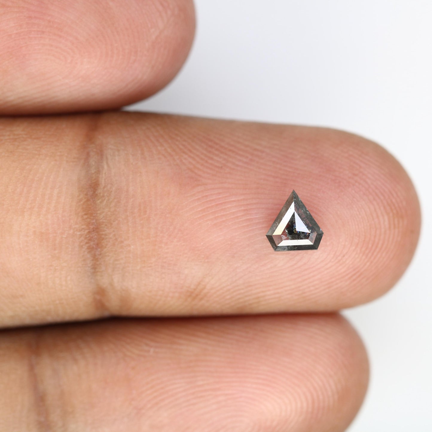 0.43 CT Diamond Shape Salt and Pepper Diamond | Loose Natural Grey Gem | Earth-Mined Stone | Perfect Gift for Engagements or Anniversaries