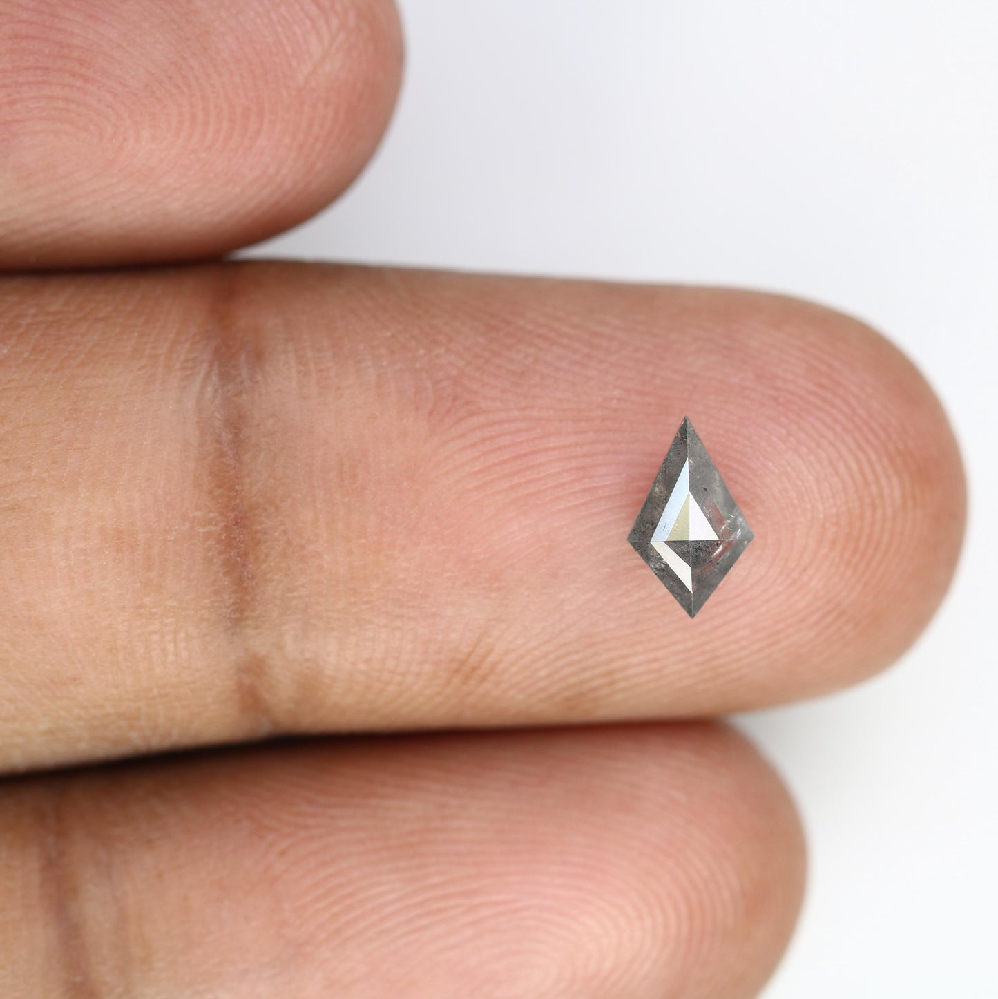 0.48 CT Kite Shape Salt and Pepper Diamond | Loose Natural Grey Gem | Earth-Mined Stone | Unique Gift for Special Occasions Jewelry Design