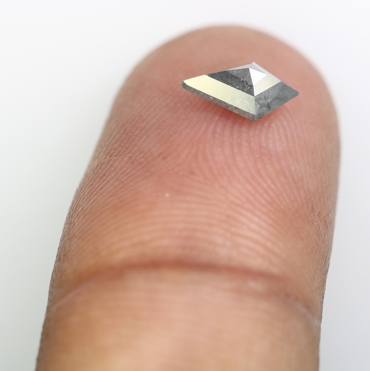 0.59 CT Kite-Shaped Salt and Pepper Diamond | Loose Grey Natural Gemstone | Sourced Earth-Mined Stone | Statement Piece for Jewelry Lovers