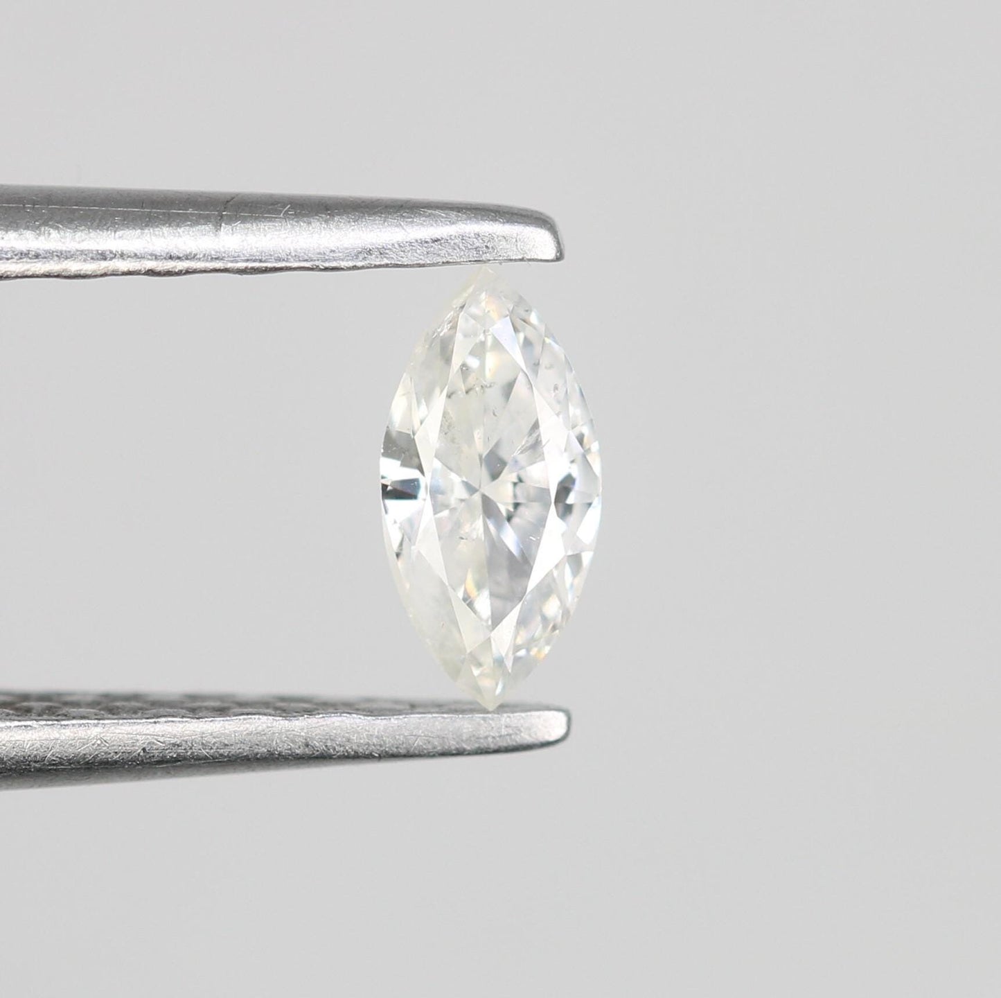 0.16 CT Gorgeous Marquise Salt and Pepper Diamond - Perfect for Custom Engagement and Statement Rings