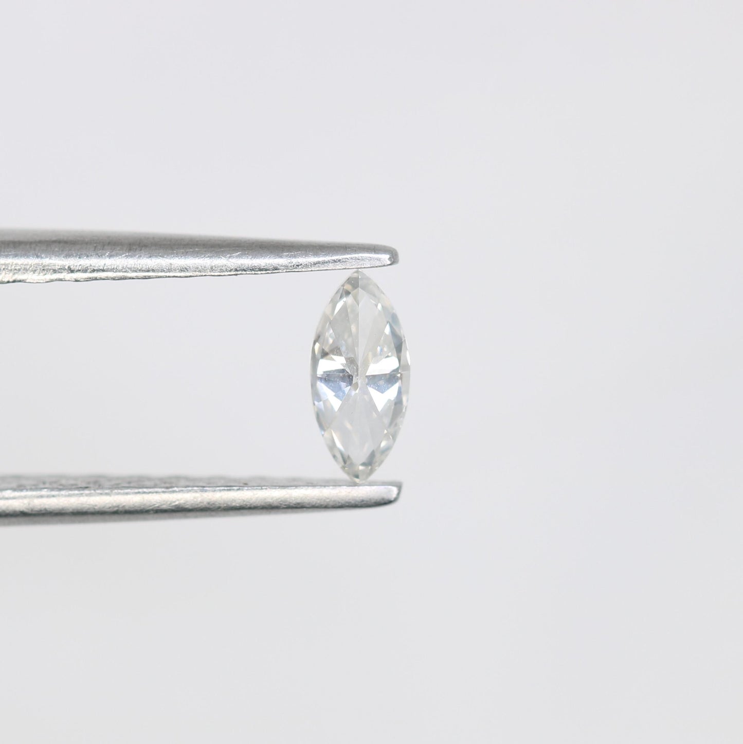 0.16 CT Stunning Marquise Shape Salt and Pepper Diamond - Unique Loose Gemstone for Custom Rings