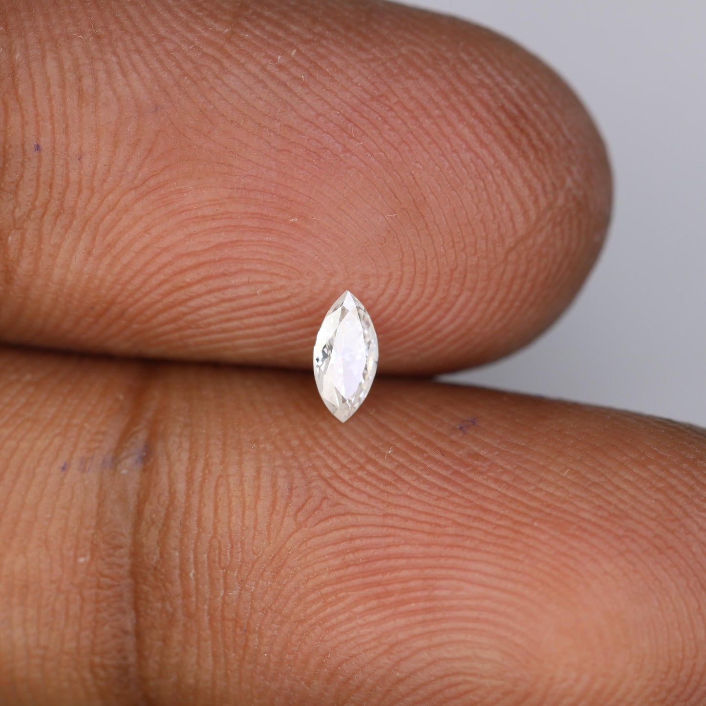 0.16 CT Gorgeous Marquise Salt and Pepper Diamond - Perfect for Custom Engagement and Statement Rings