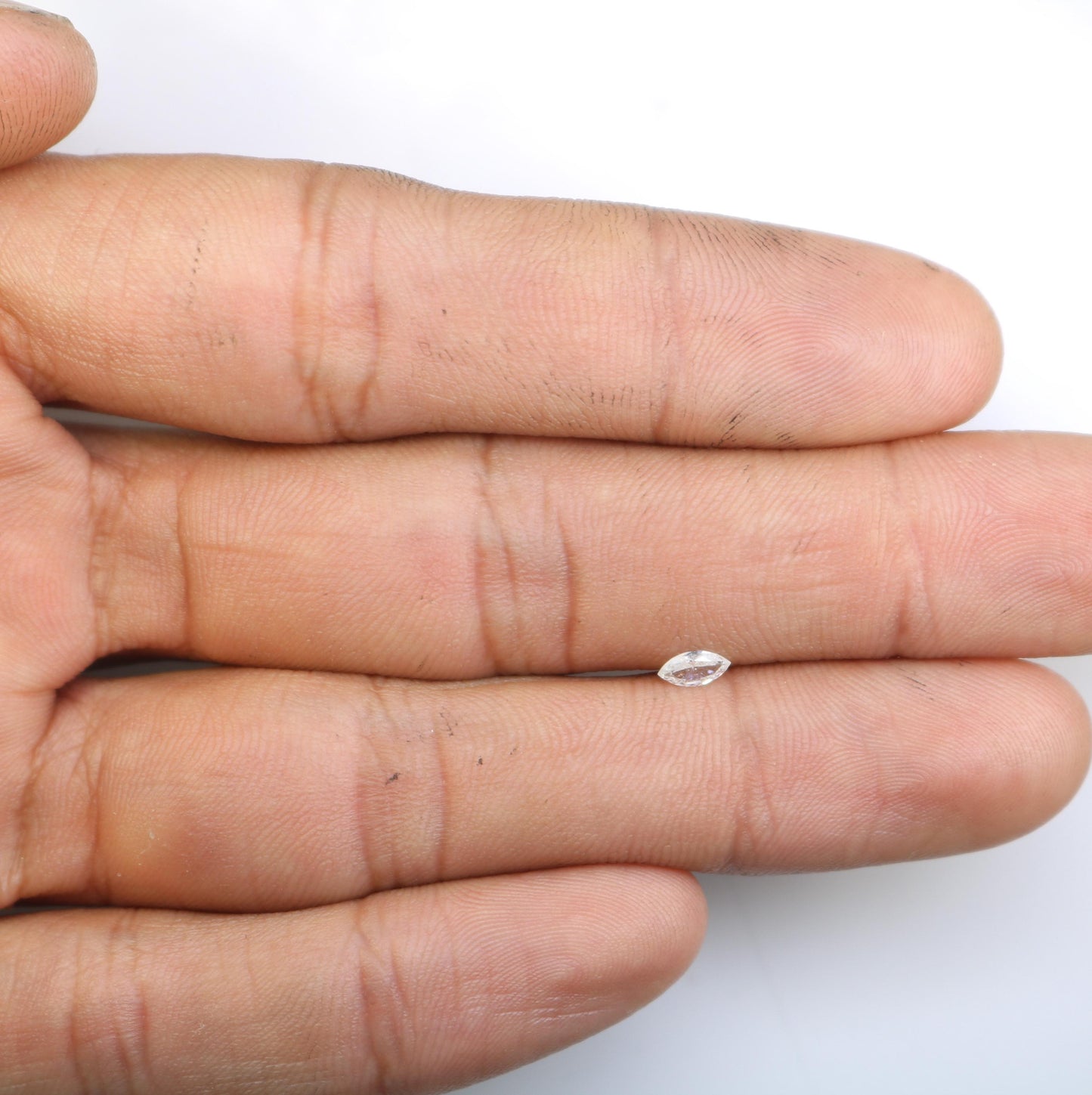 0.16 CT Gorgeous Marquise Salt and Pepper Diamond - Perfect for Custom Engagement and Statement Rings