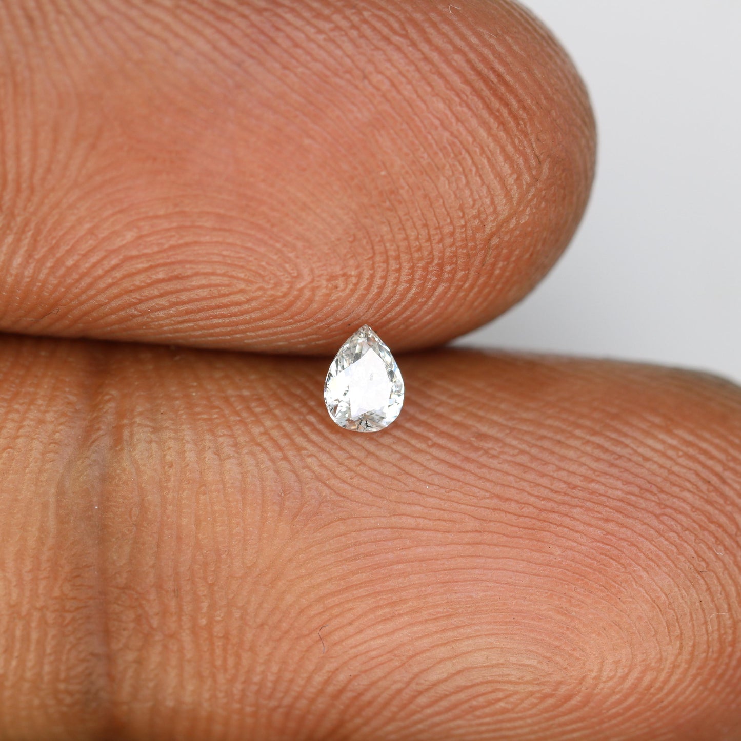0.16 CT Premium Quality Marquise Shape Salt and Pepper Natural Diamond - Exquisite Rose Cut Gemstone