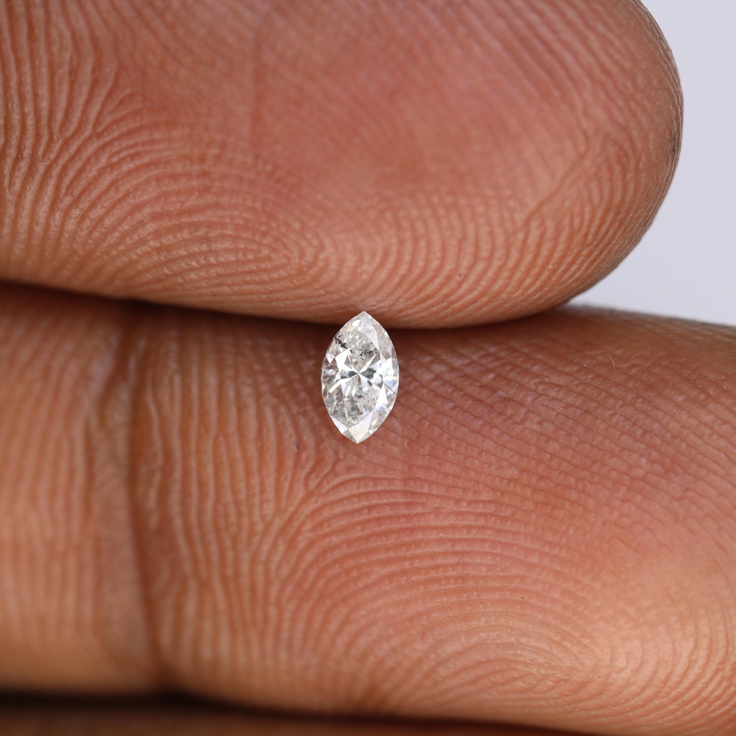 0.17 CT Natural Loose Diamond | Salt And Pepper Diamond | Marquise Cut Diamond | Fancy Diamond For Engagement Ring