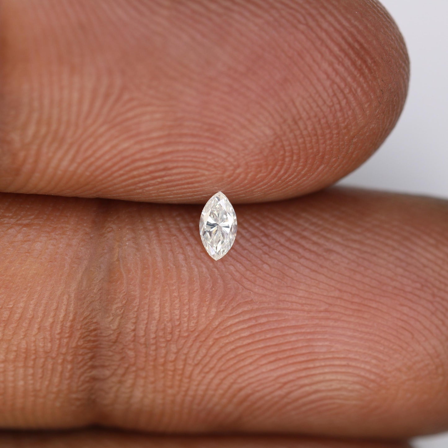 0.12 CT Salt and Pepper Marquise Cut Diamond, Natural Loose Fancy Rose Cut Marquise Diamond For Engagement Ring, Gift For Her
