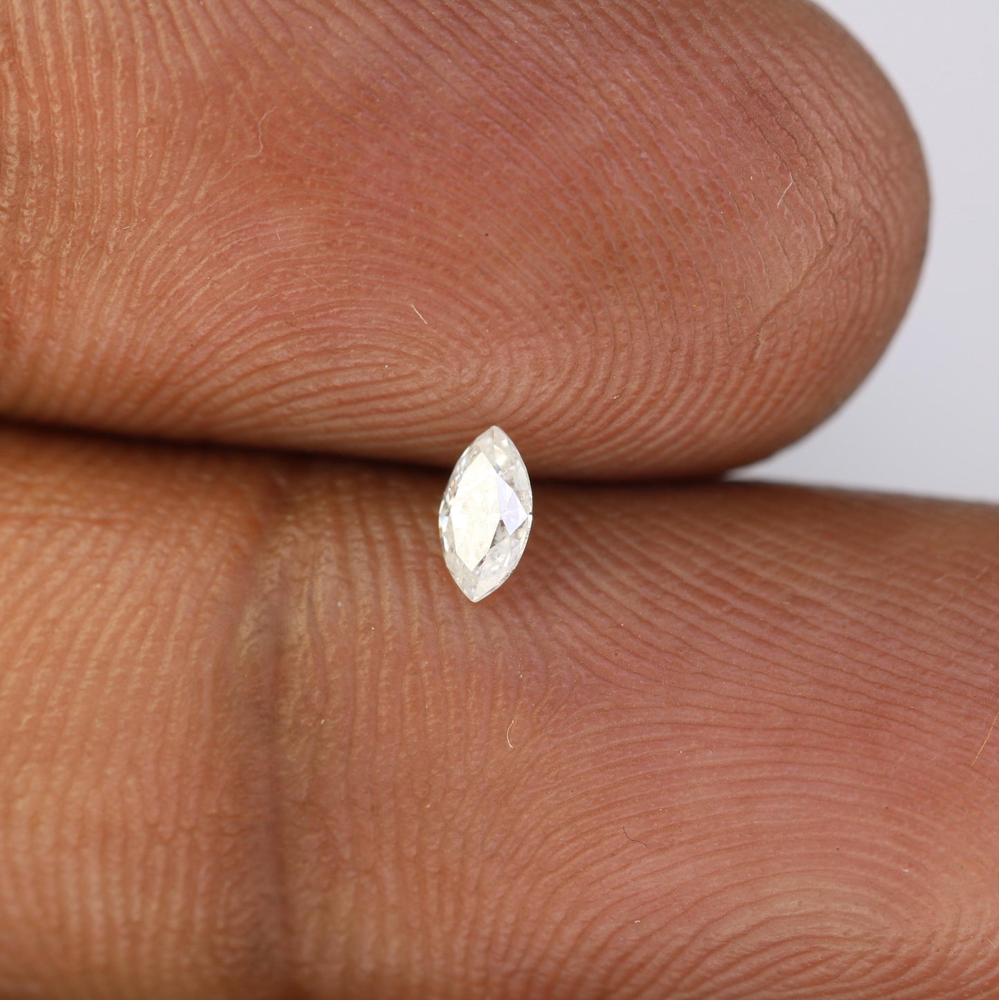 0.17 Natural Loose Marquise Shape Diamond Salt And Pepper Marquise Rose Cut Diamond White Color Marquise Cut Diamond