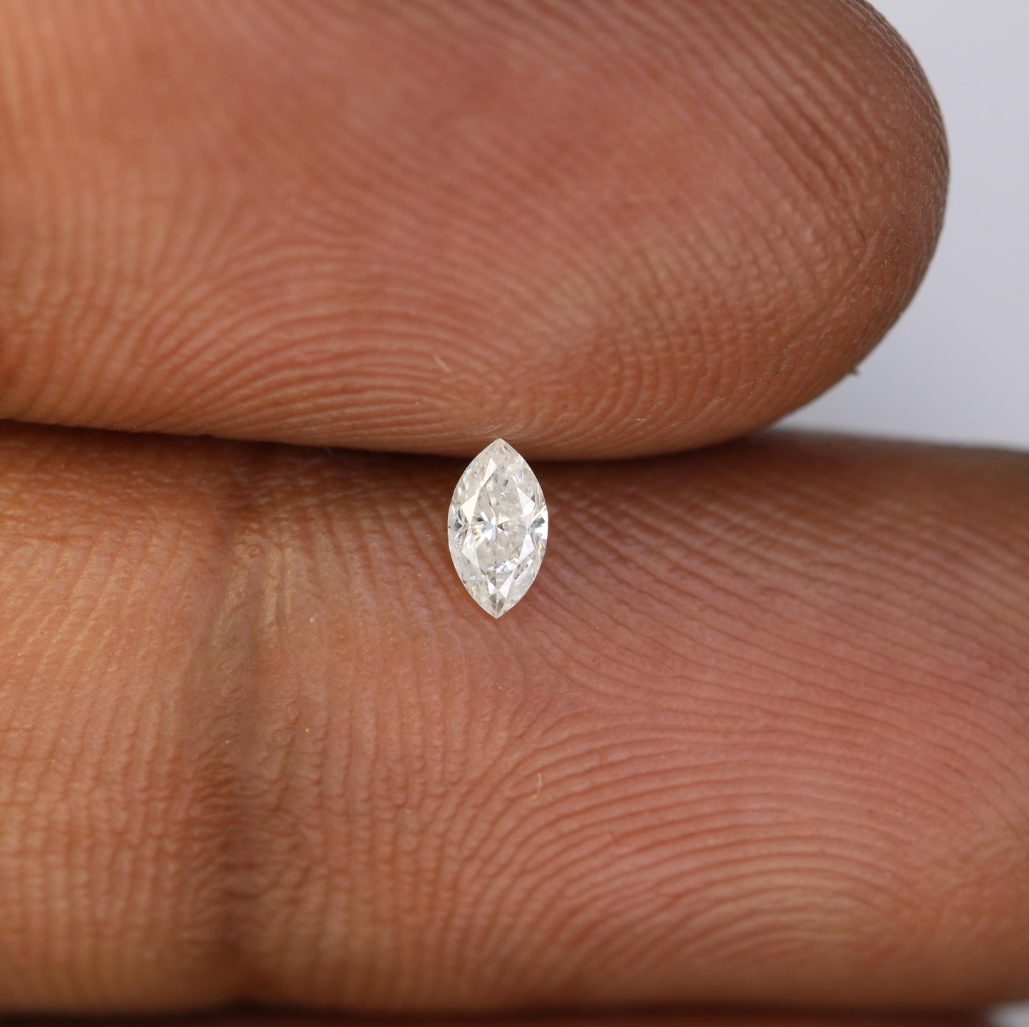 0.17 Natural Loose Marquise Shape Diamond Salt And Pepper Marquise Rose Cut Diamond White Color Marquise Cut Diamond