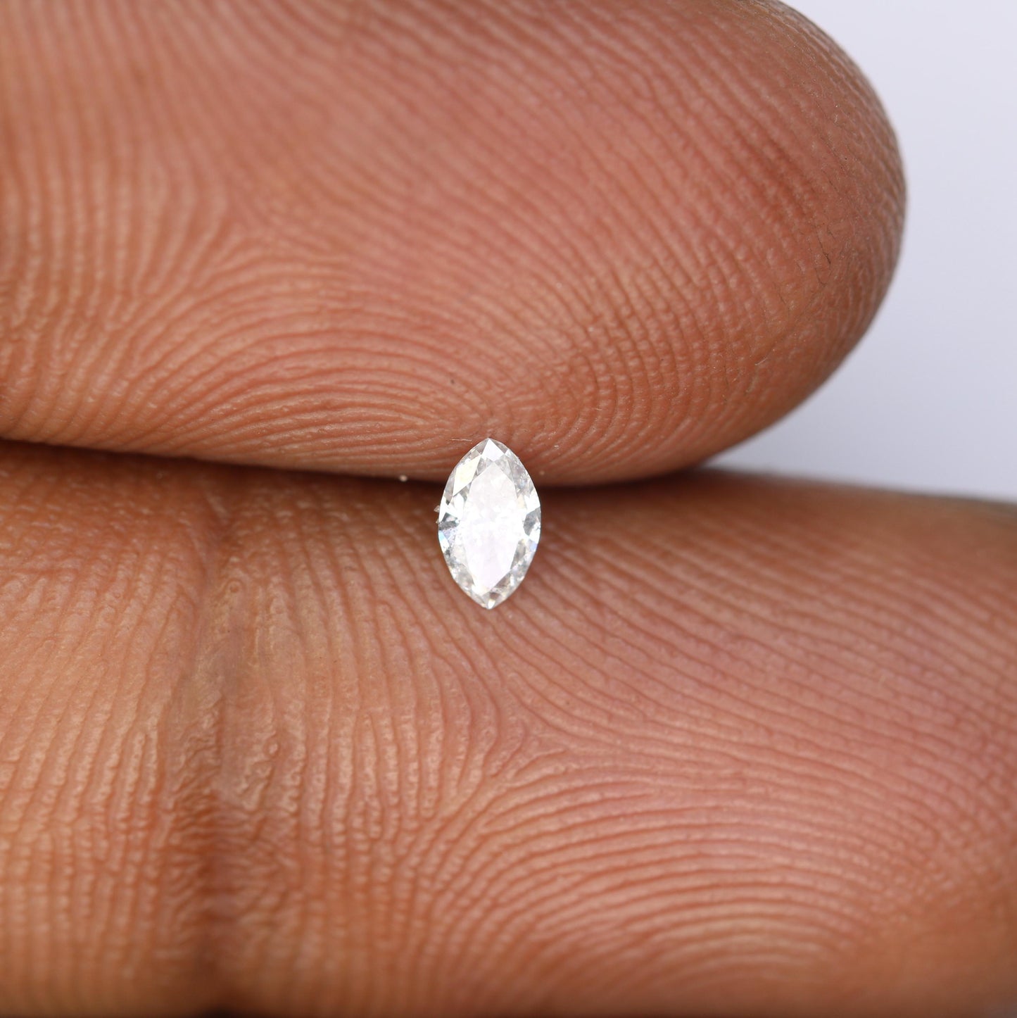 0.14 CT Natural Loose Marquise Shape Diamond Salt And Pepper Marquise Rose Cut Diamond Black Grey Color Marquise Cut Diamond