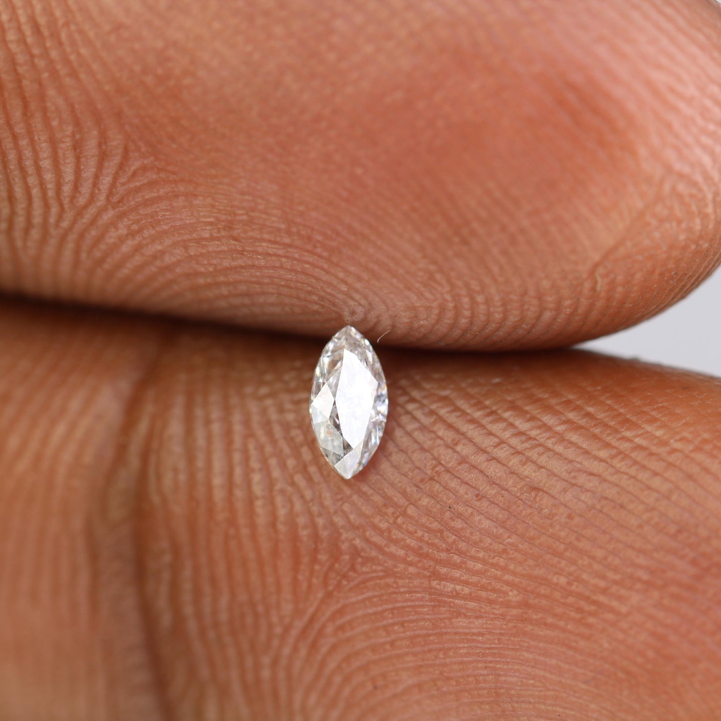 0.17 CT Natural Loose Marquise Shape Diamond Salt And Pepper Marquise White Grey Color Marquise Cut Diamond