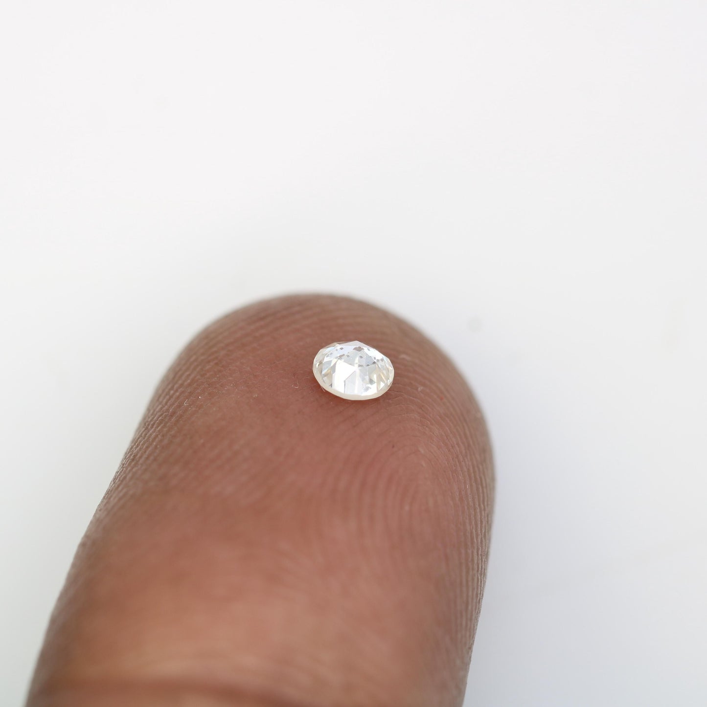 0.17 CT Natural Loose Round Rose Cut Diamond Salt And Pepper Round Shape Diamond Natural Loose Diamond Round Rose Cut Diamond