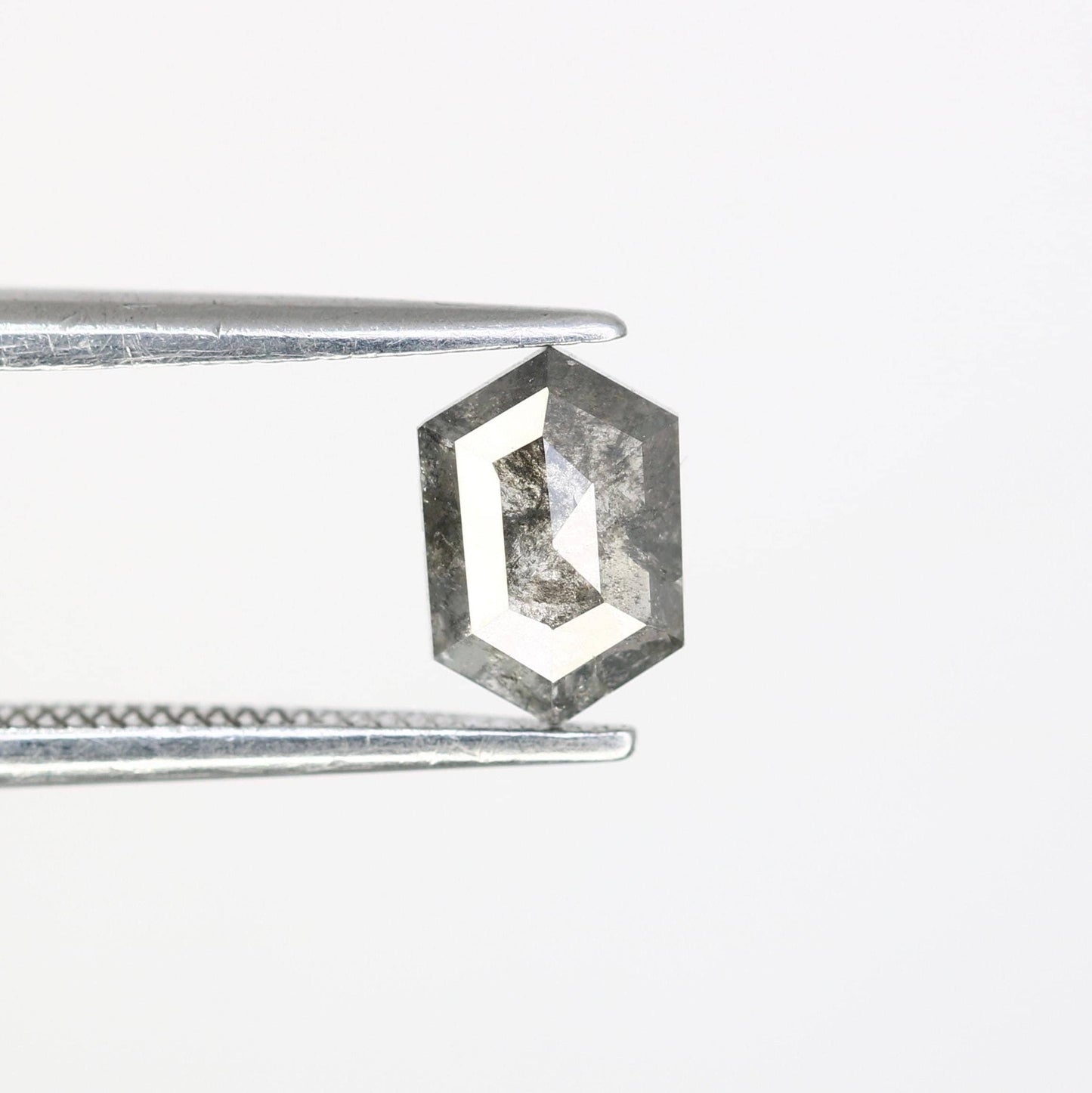 0.69 CT Salt And Pepper Hexagon Diamond Ring | Hexagon Cut Diamond | Natural Loose Diamond | For Jewelry Making