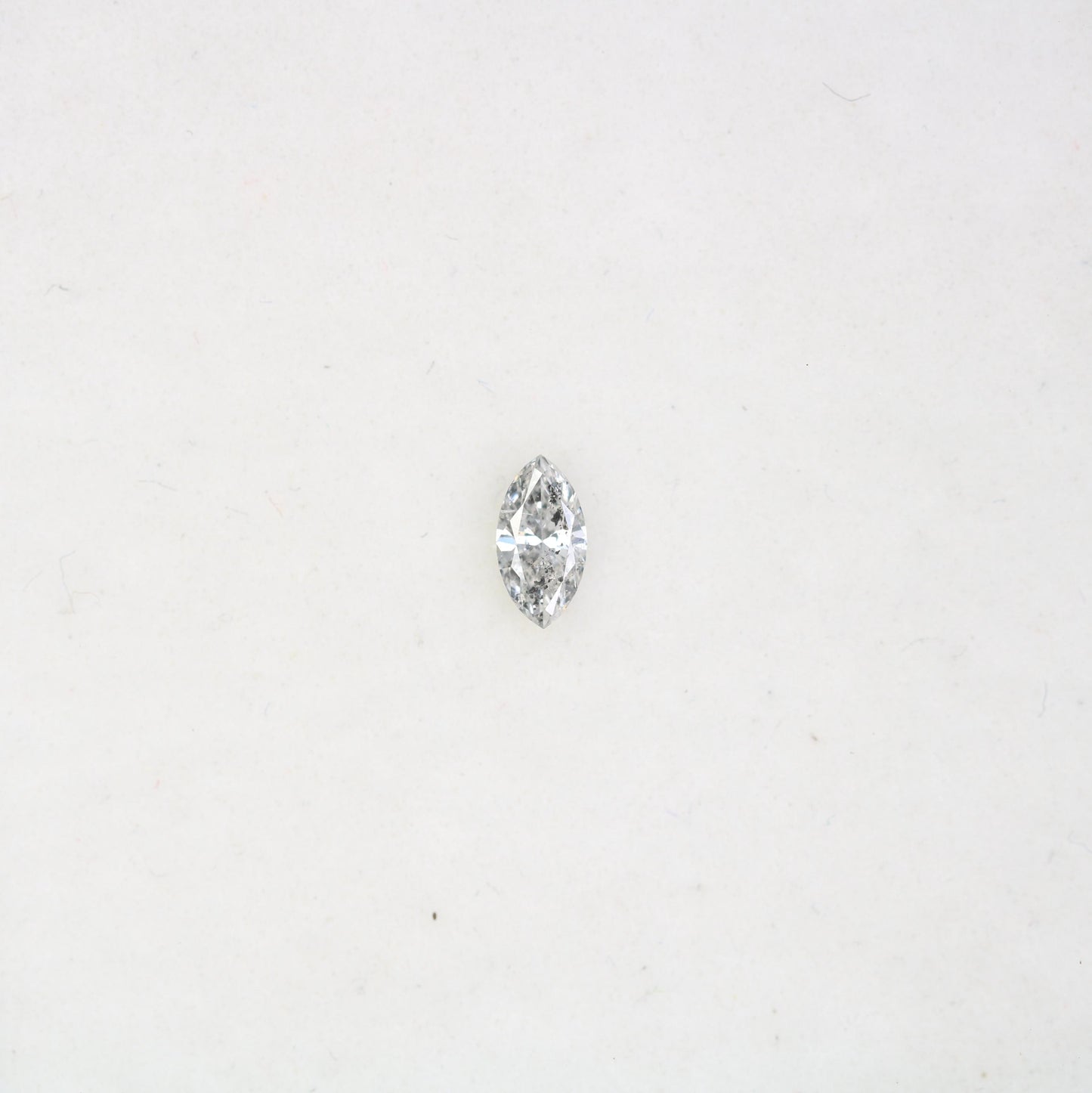 0.14 CT Ethically Sourced Marquise Cut Salt and Pepper Diamond - Handcrafted Artisan Engagement Ring for the Modern Romantic