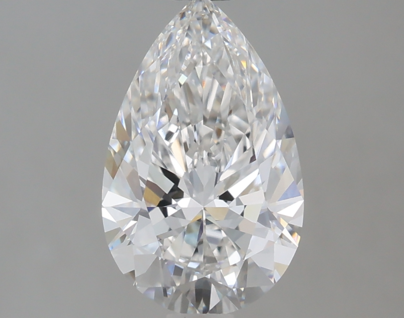 1.54 CT Pear Cut Lab Grown Diamond IGI Certified