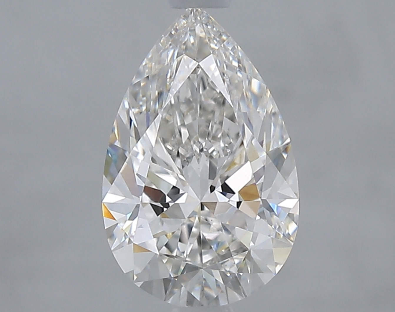 1.53CT Pear Cut Lab Grown Diamond IGI Certified