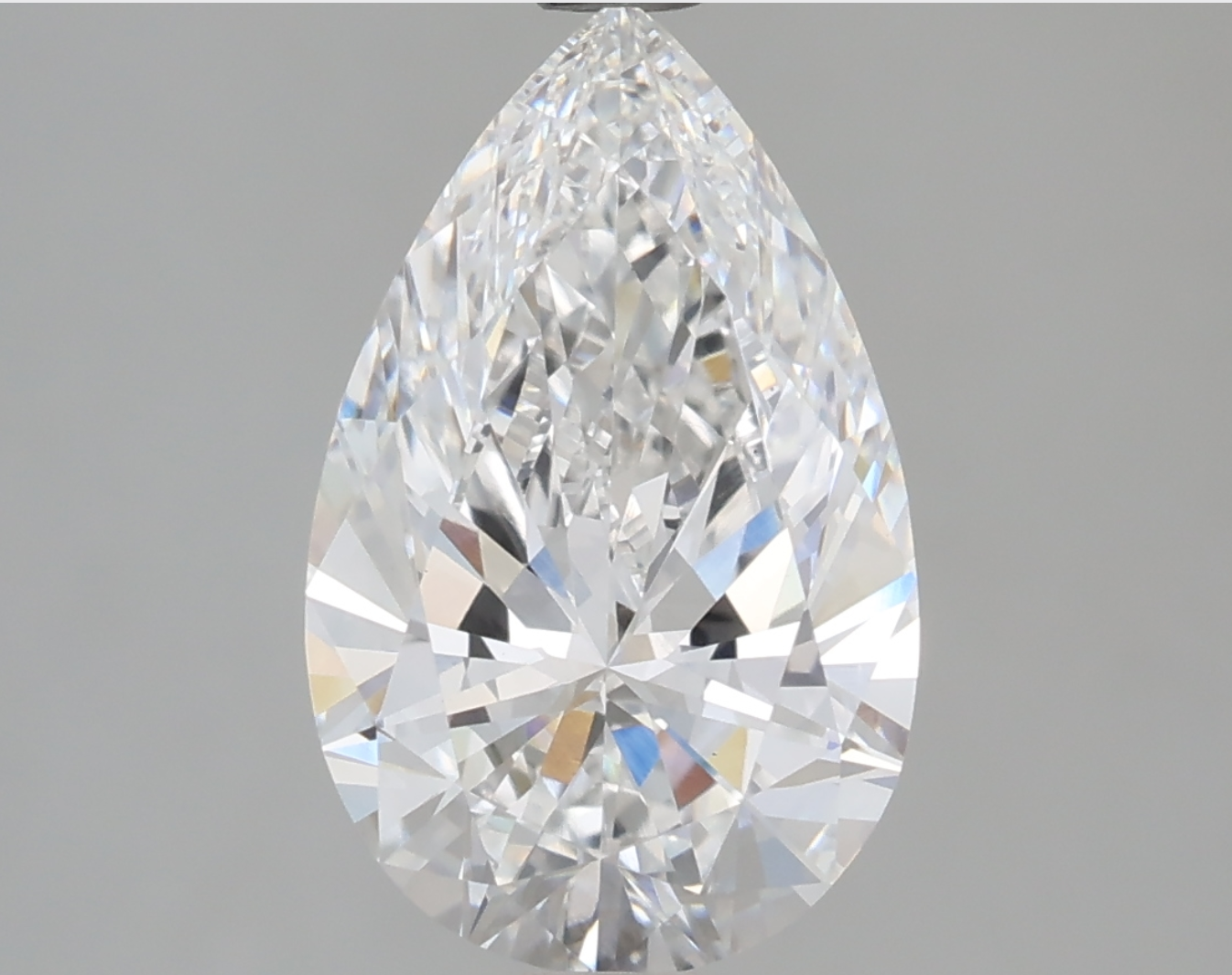 2.03CT Pear Cut Lab Grown Diamond IGI Certified