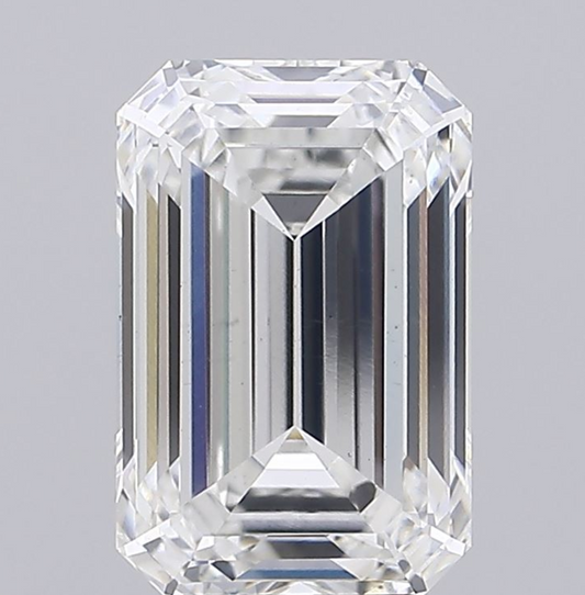 5 CT Emerald Cut Lab Grown Diamond IGI Certified