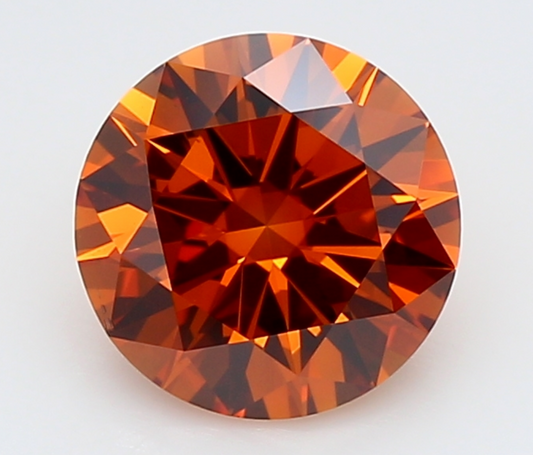1 CT Fancy Orange Lab-Grown Diamond IGI Certified