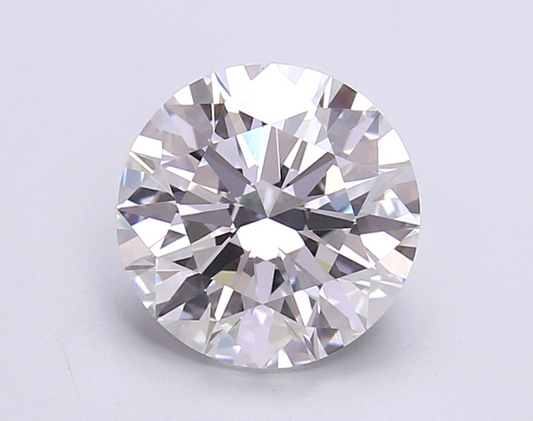3 CT Round Cut Lab-Grown Diamond IGI Certified