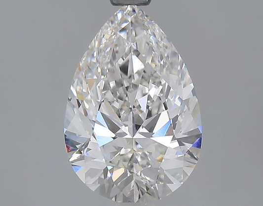 2.05 CT Pear Cut Lab Grown Diamond IGI Certified