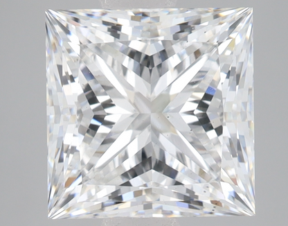 5 CT Princess Cut Lab Grown Diamond IGI Certified