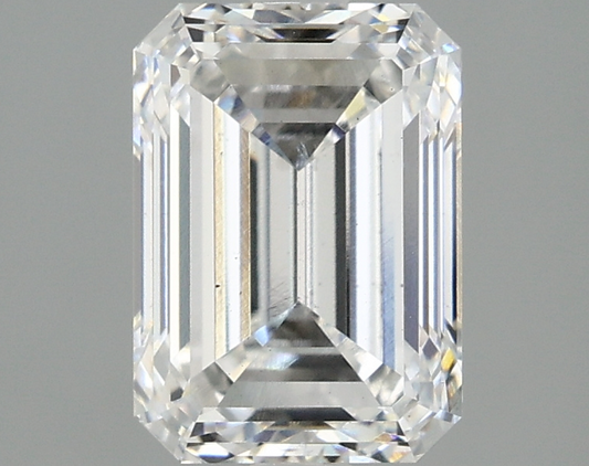 2CT Emerald Cut Lab Grown Diamond IGI Certified