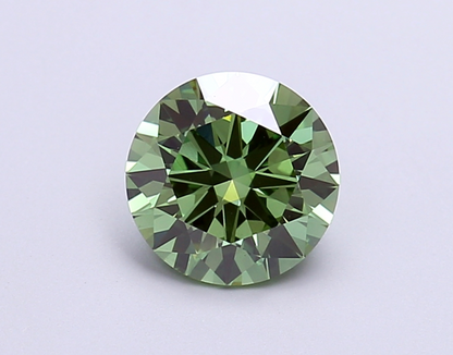 1 CT Fancy Green Lab-Grown Diamond IGI Certified