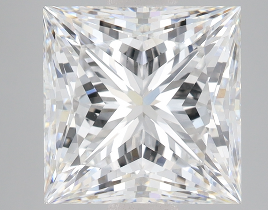5 CT Princess Cut Lab Grown Diamond IGI Certified