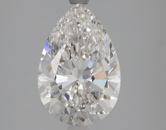 3 CT Pear Cut Lab Grown Diamond IGI Certified