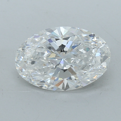 4 CT Oval Cut Lab-Grown Diamond IGI Certified
