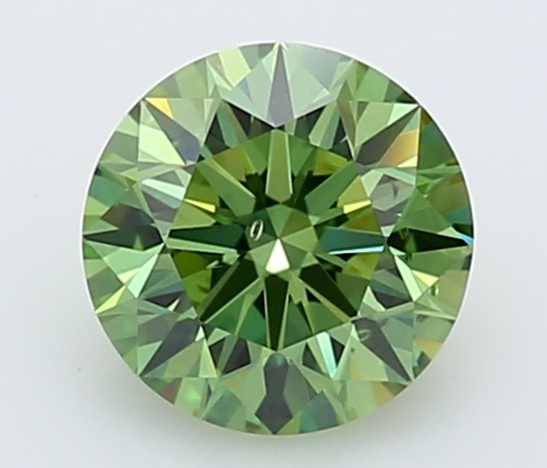 1 CT Fancy Green Lab-Grown Diamond IGI Certified