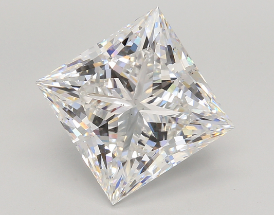5 CT Princess Cut Lab Grown Diamond IGI Certified
