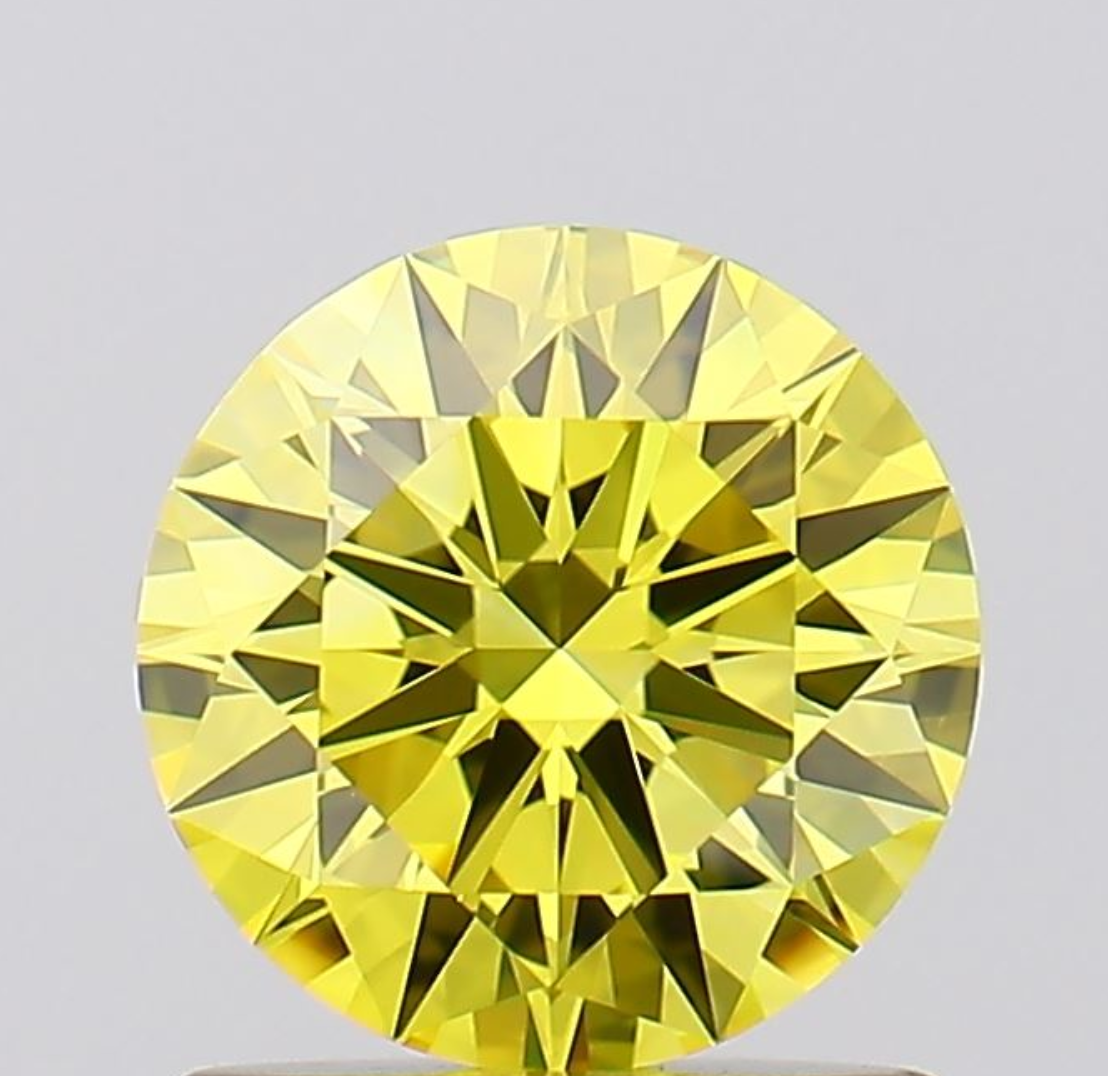 1  Carat Round Cut Lab Grown Diamond IGI Certified