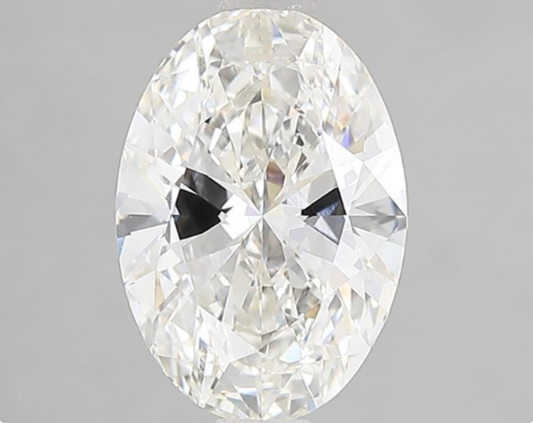 2 CT Oval Cut Lab-Grown Diamond IGI Certified