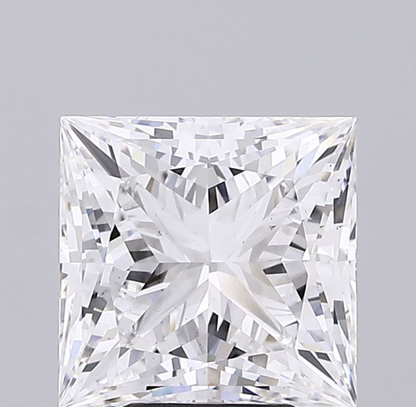 5 CT Princess Cut Lab Grown Diamond IGI Certified