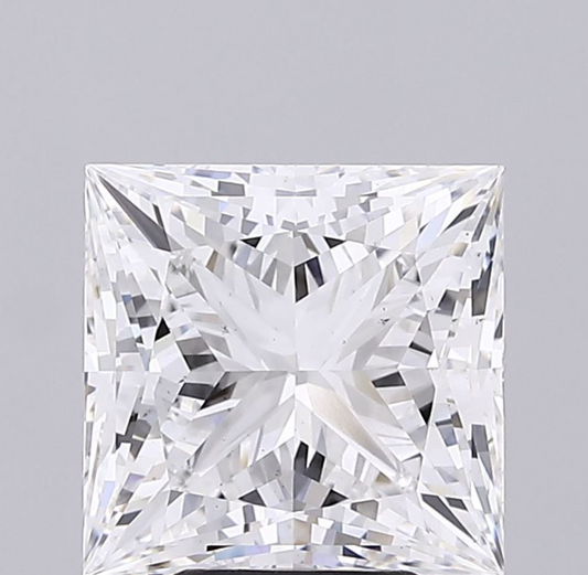5 CT Princess Cut Lab Grown Diamond IGI Certified