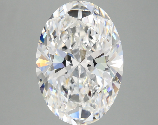 4 CT Oval Cut Lab-Grown Diamond IGI Certified