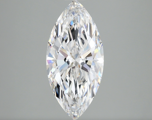 2 CT Marquise Cut Lab Grown Diamond IGI Certified