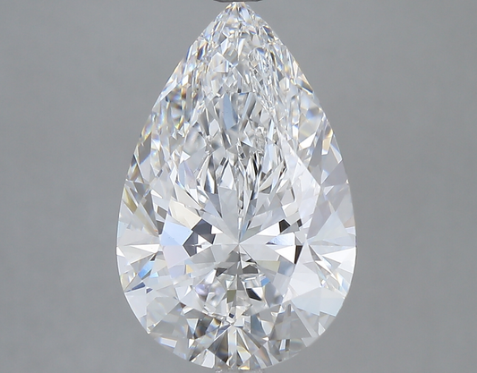 5 CT Pear Cut Lab Grown Diamond IGI Certified