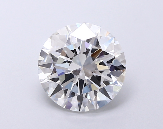 2 CT Round Cut Lab-Grown Diamond IGI Certified