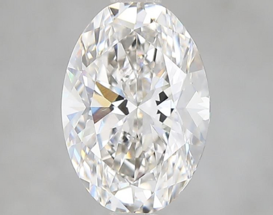 2 CT Oval Cut Lab-Grown Diamond IGI Certified