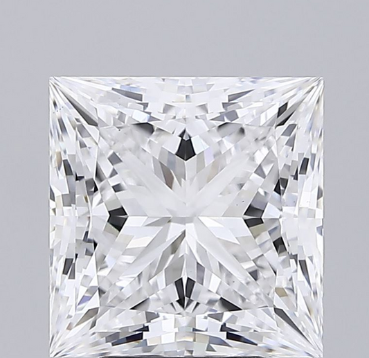 5 CT Princess Cut Lab Grown Diamond IGI Certified