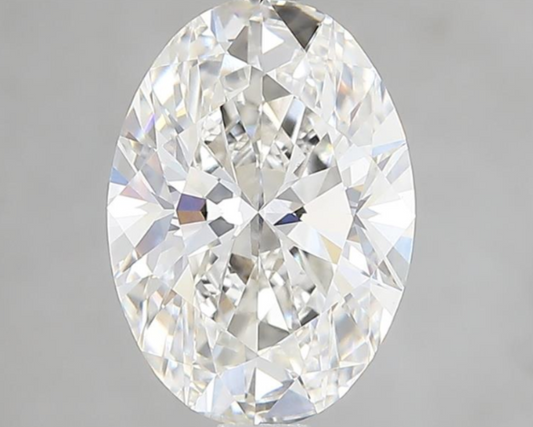 3 CT Oval Cut Lab-Grown Diamond IGI Certified