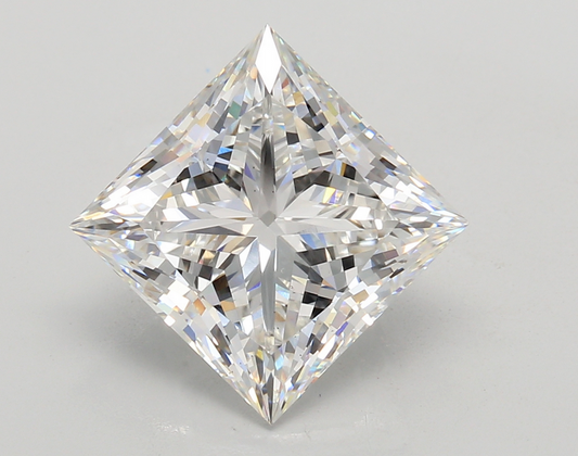 5 CT Princess Cut Lab Grown Diamond IGI Certified