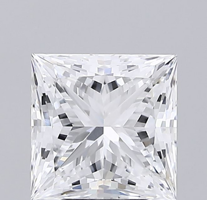 5 CT Princess Cut Lab Grown Diamond IGI Certified