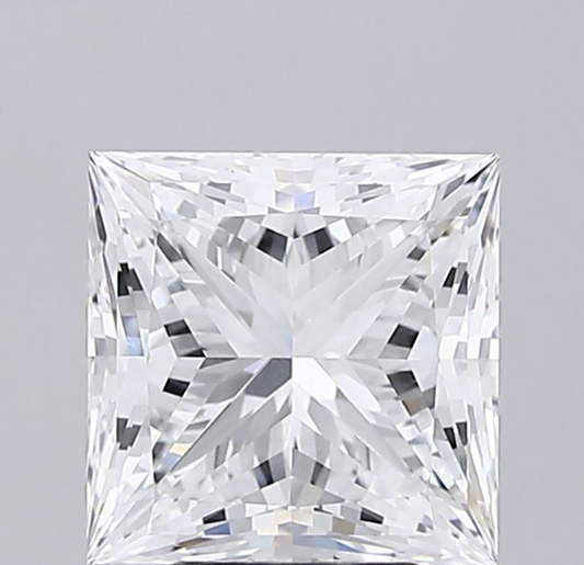 5 CT Princess Cut Lab Grown Diamond IGI Certified